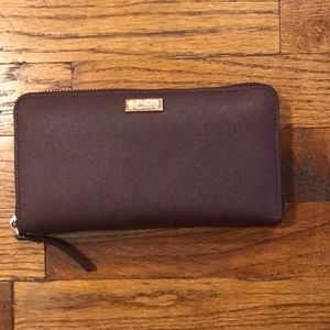 Kate spare wallet plum